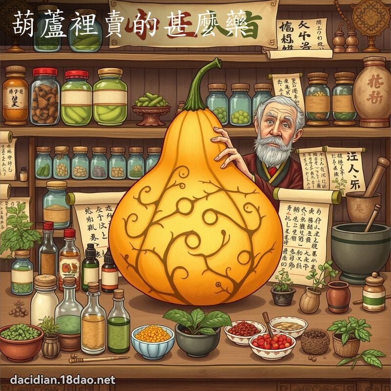 葫蘆裡賣的甚麼藥 - 國語大辭典配圖