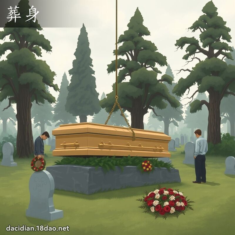 葬身 - 國語大辭典配圖