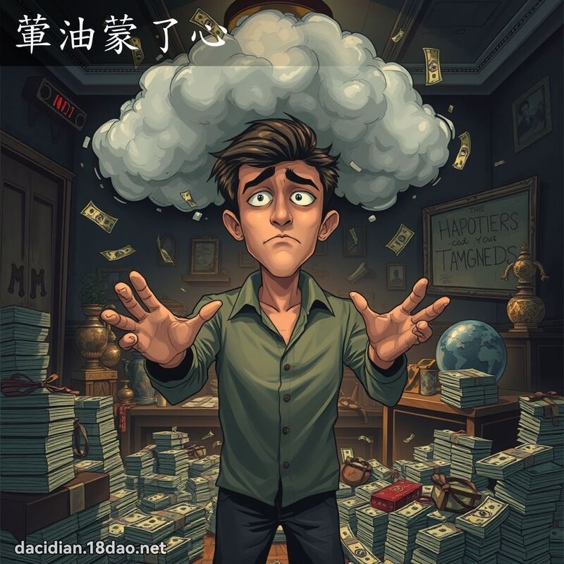葷油蒙了心 - 國語大辭典配圖