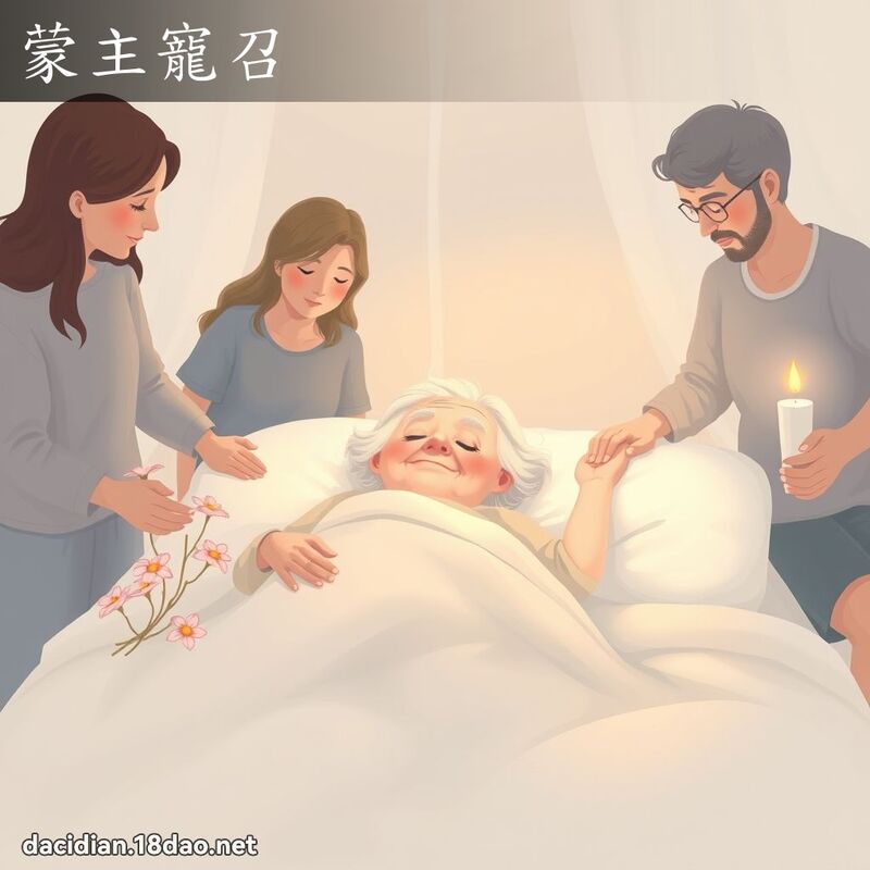 蒙主宠召 - 国语大辞典配图