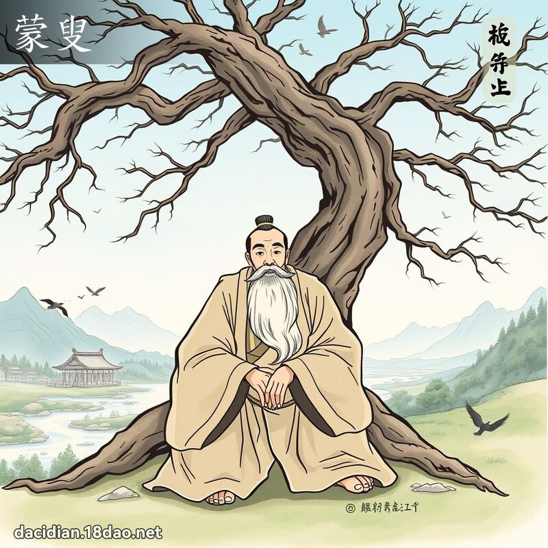 蒙叟 - 國語大辭典配圖