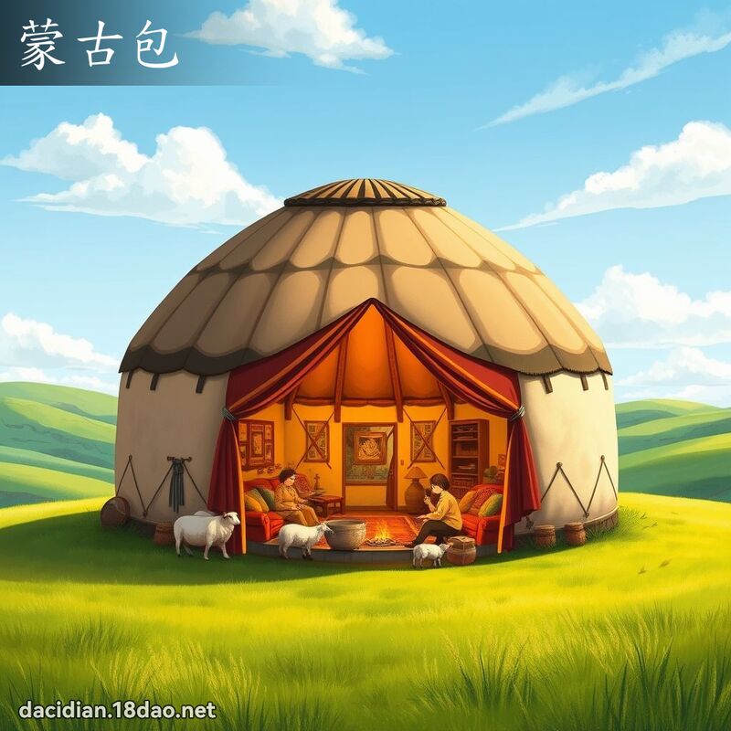 蒙古包 - 國語大辭典配圖