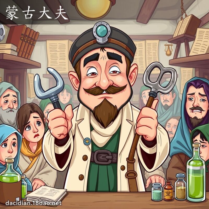 蒙古大夫 - 国语大辞典配图