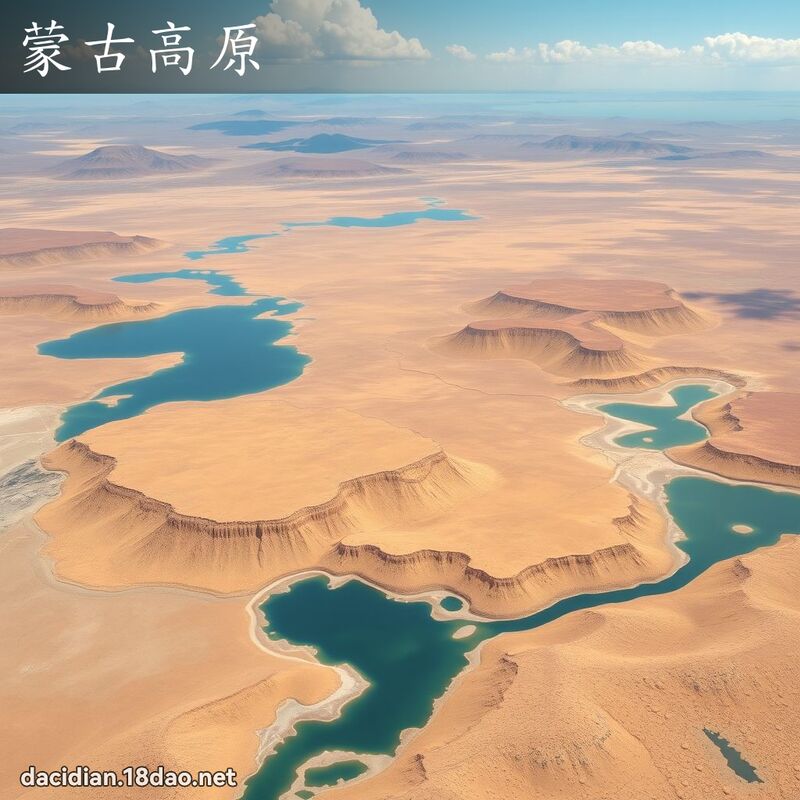 蒙古高原 - 國語大辭典配圖