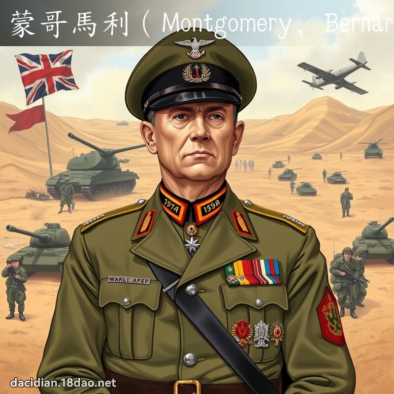 蒙哥马利（Montgomery, Bernard Law） - 国语大辞典配图