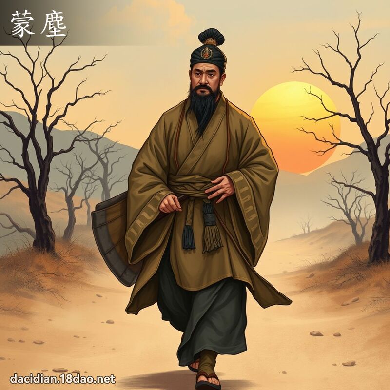 蒙塵 - 國語大辭典配圖