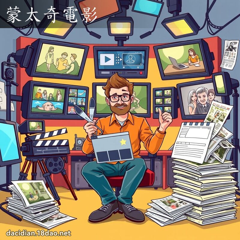 蒙太奇电影 - 国语大辞典配图
