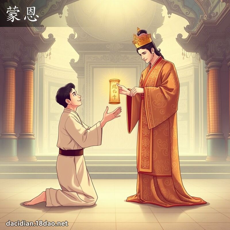 蒙恩 - 国语大辞典配图