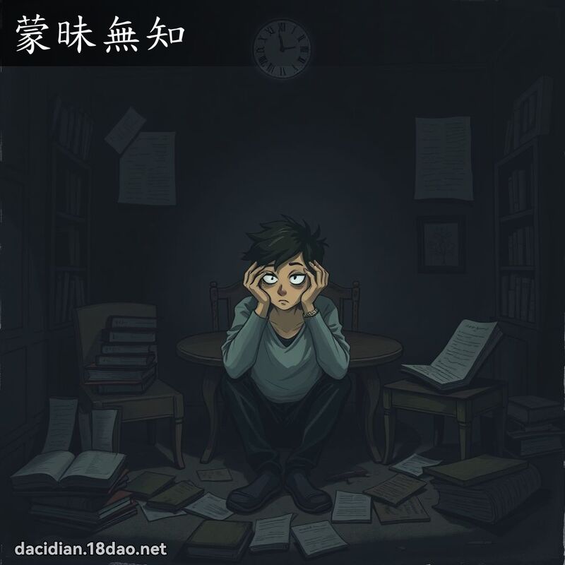 蒙昧無知 - 國語大辭典配圖