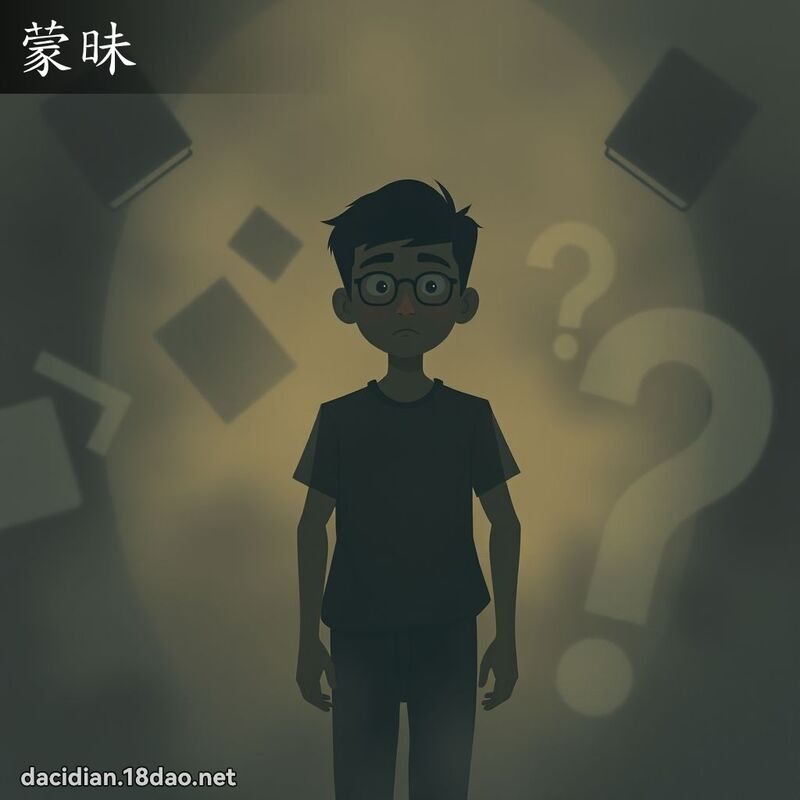蒙昧 - 国语大辞典配图