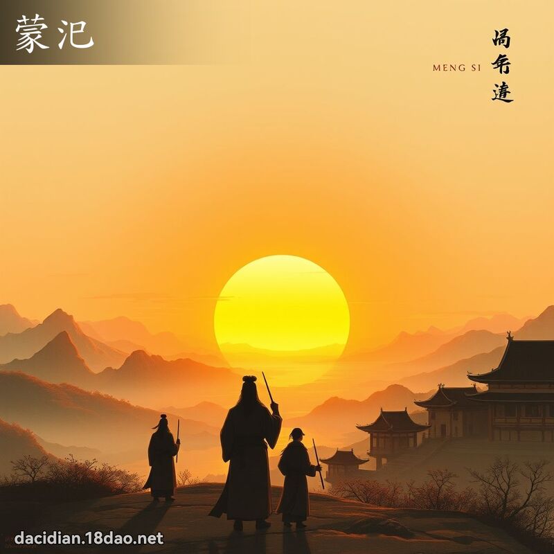 蒙汜 - 國語大辭典配圖