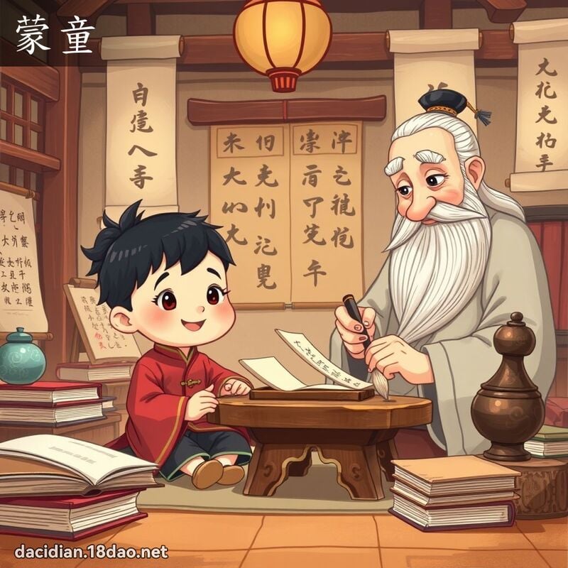蒙童 - 国语大辞典配图