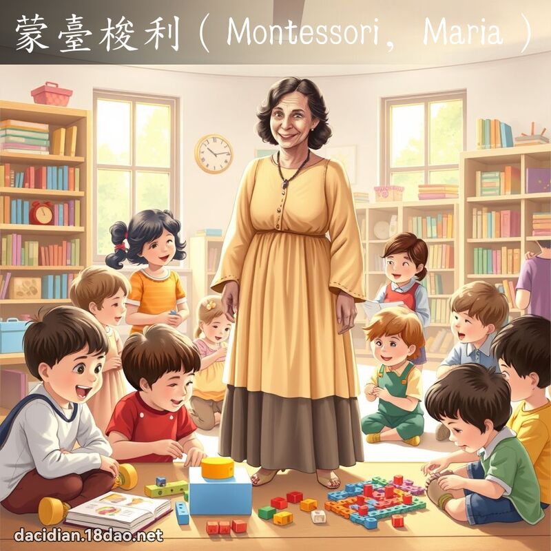蒙台梭利（Montessori, Maria） - 国语大辞典配图