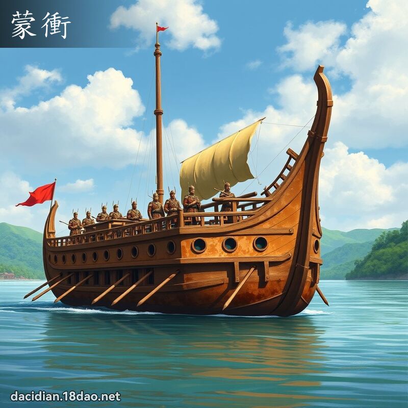 蒙冲 - 国语大辞典配图
