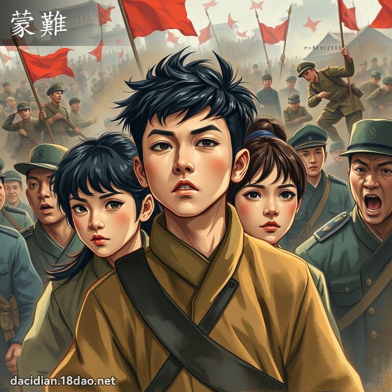 蒙难 - 国语大辞典配图