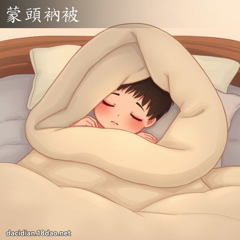 蒙头衲被 - 国语大辞典配图