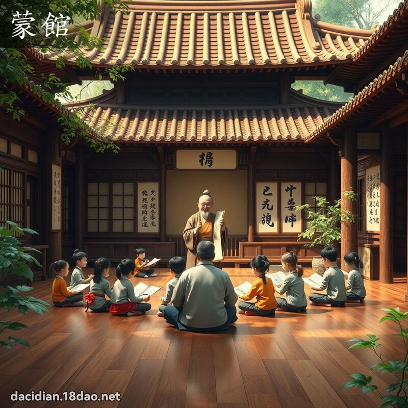 蒙館 - 國語大辭典配圖