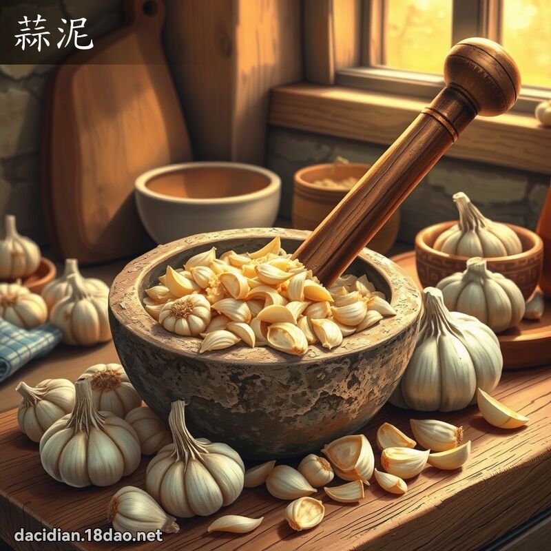 蒜泥 - 国语大辞典配图