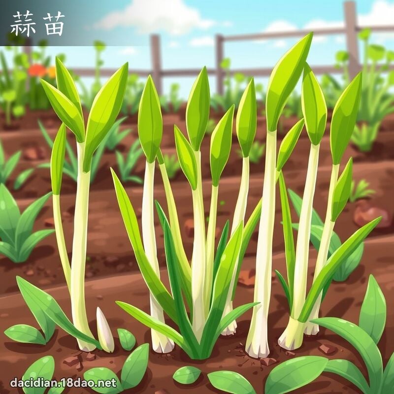 蒜苗 - 国语大辞典配图