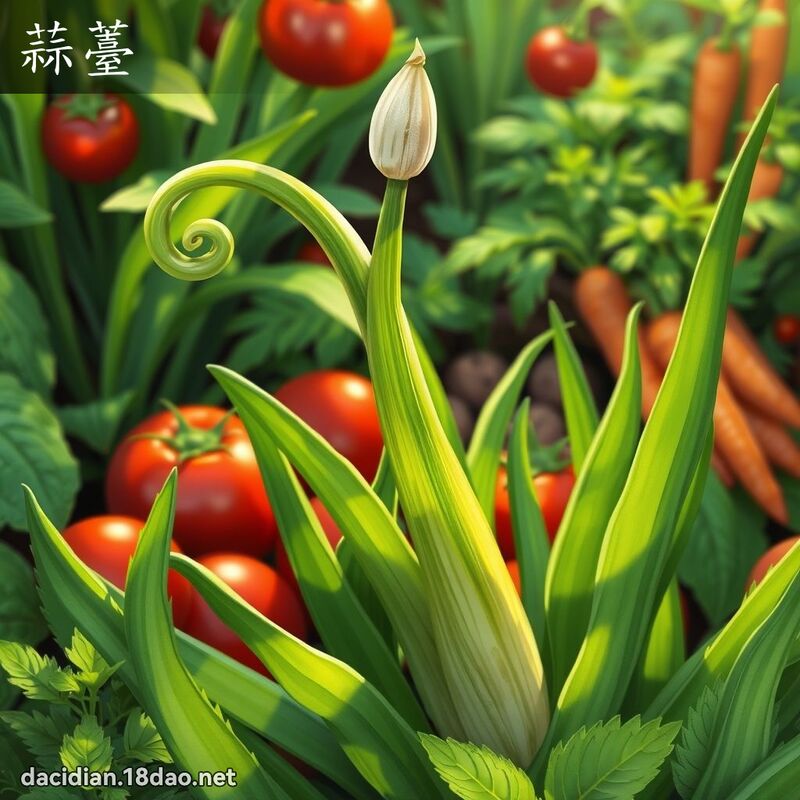 蒜薹 - 國語大辭典配圖