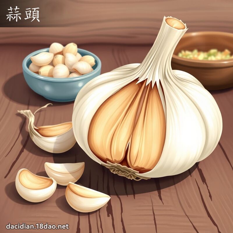 蒜頭 - 國語大辭典配圖