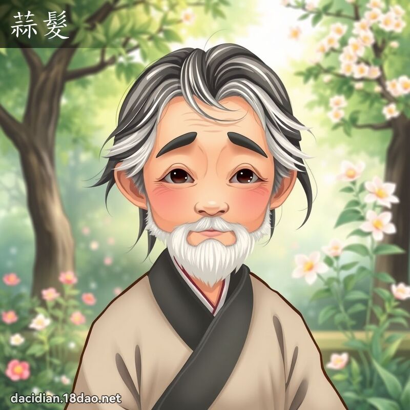 蒜髮 - 國語大辭典配圖