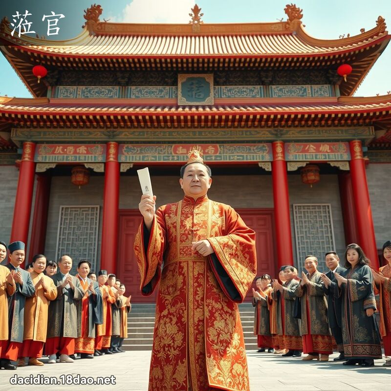 蒞官 - 國語大辭典配圖