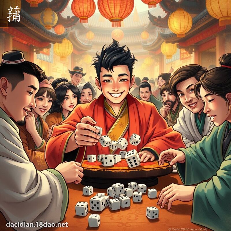 蒱 - 国语大辞典配图