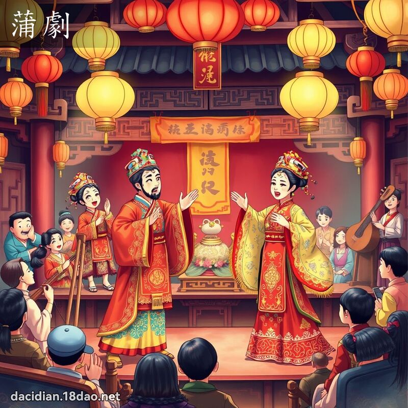 蒲劇 - 國語大辭典配圖