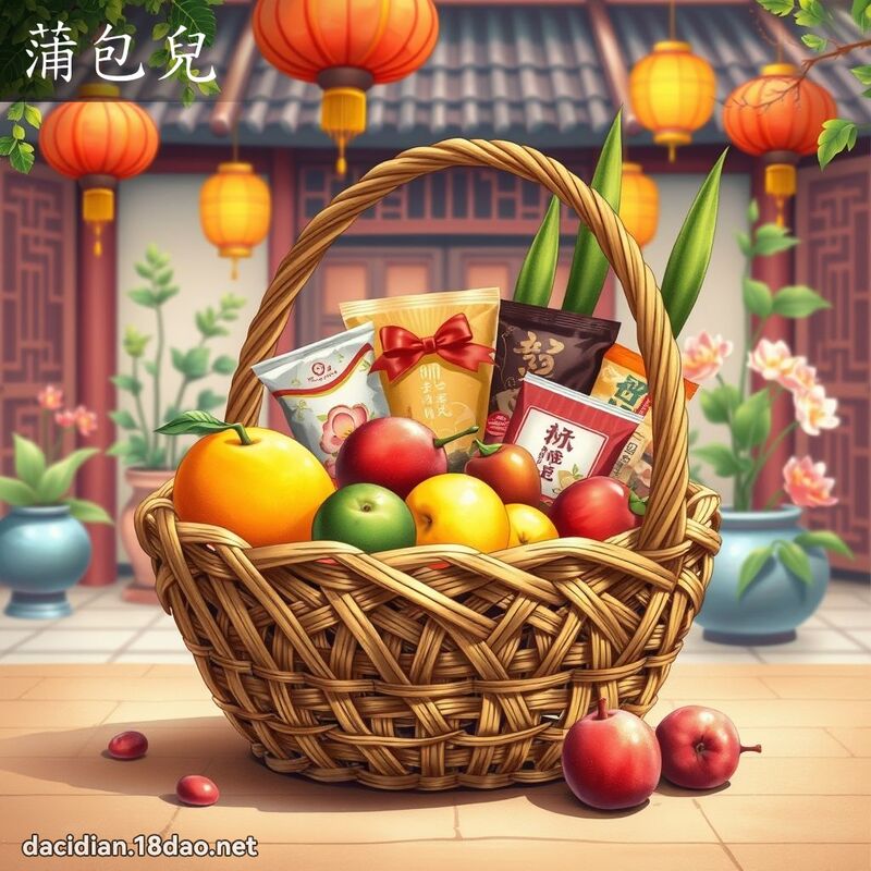 蒲包兒 - 國語大辭典配圖