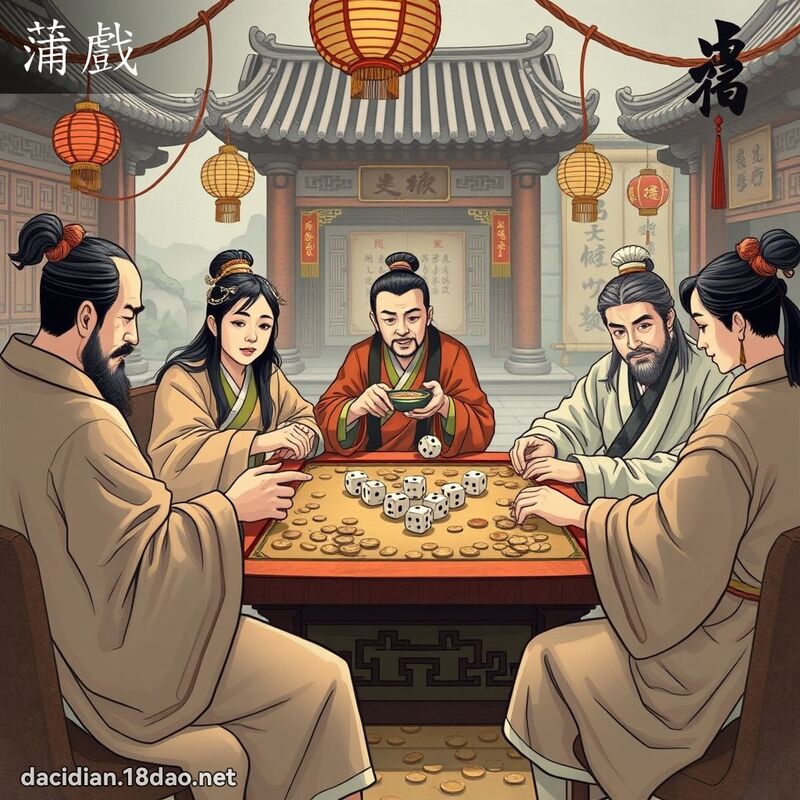 蒲戲 - 國語大辭典配圖