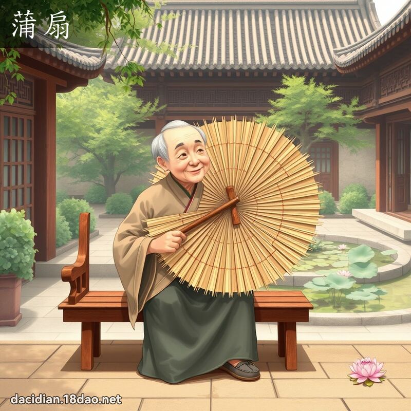 蒲扇 - 国语大辞典配图