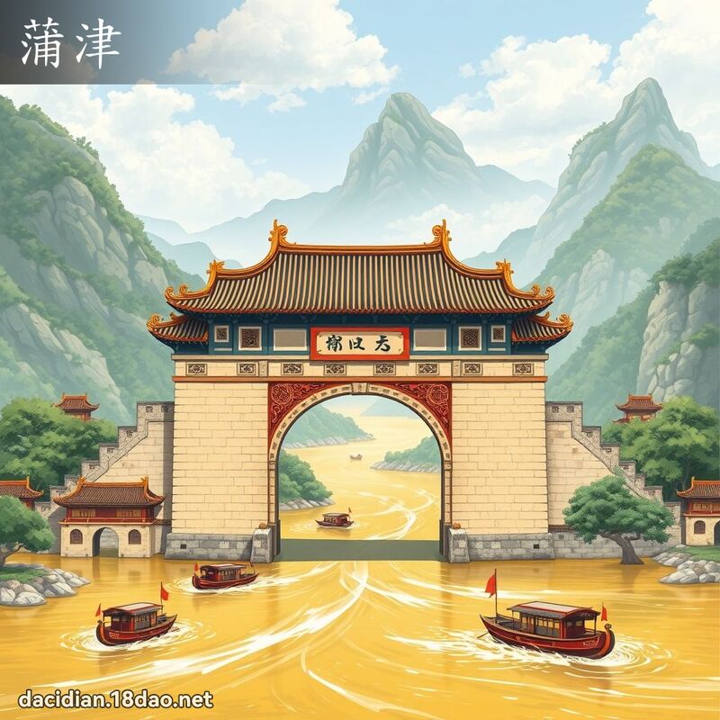 蒲津 - 国语大辞典配图