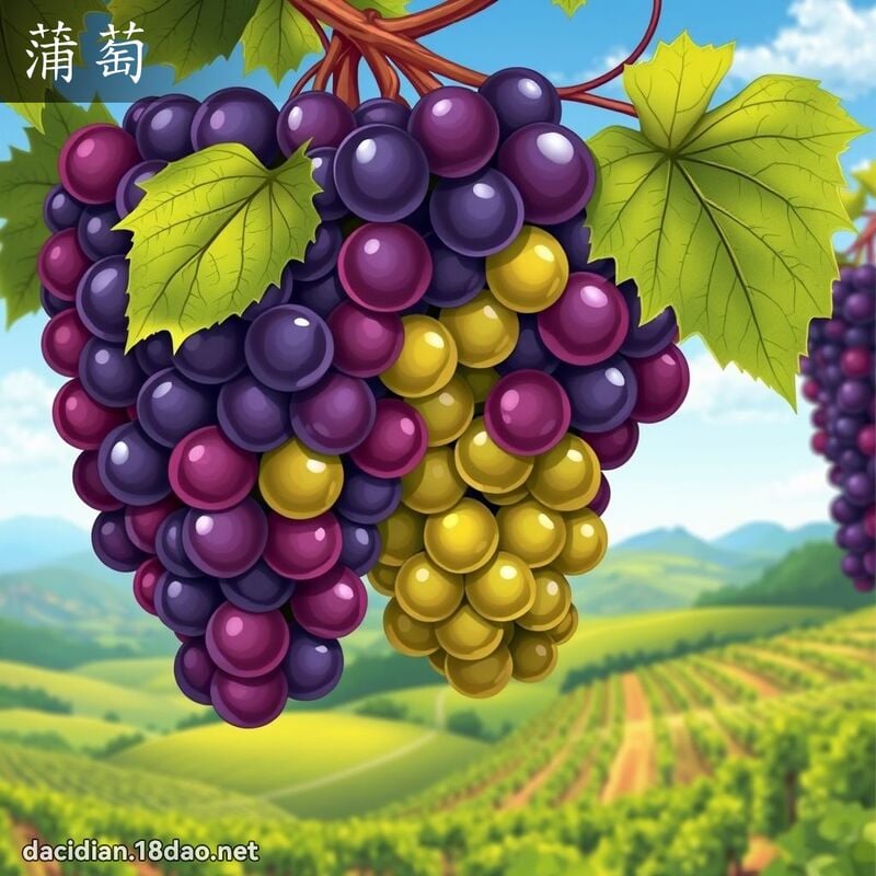 蒲萄 - 国语大辞典配图