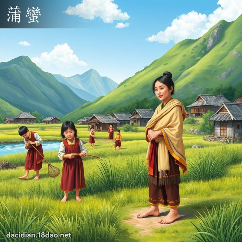 蒲蠻 - 國語大辭典配圖