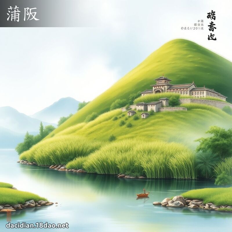 蒲阪 - 国语大辞典配图