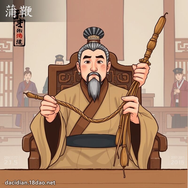 蒲鞭 - 國語大辭典配圖