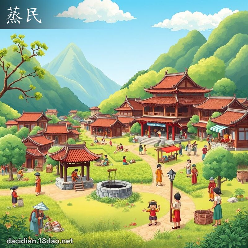 蒸民 - 國語大辭典配圖