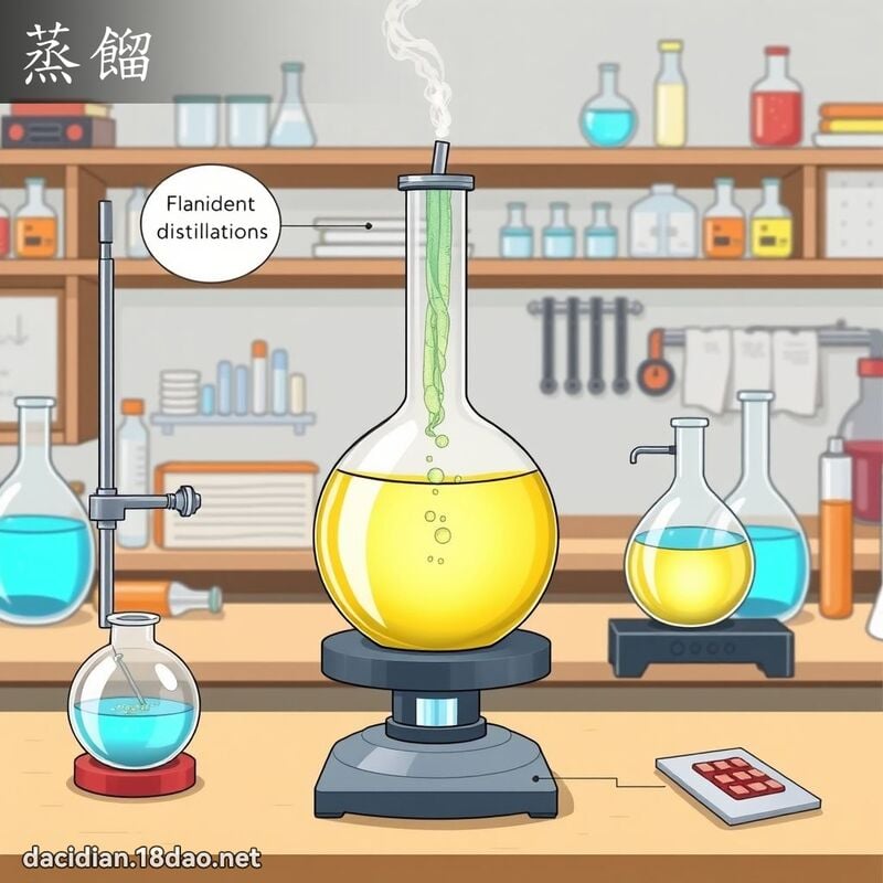 蒸馏 - 国语大辞典配图