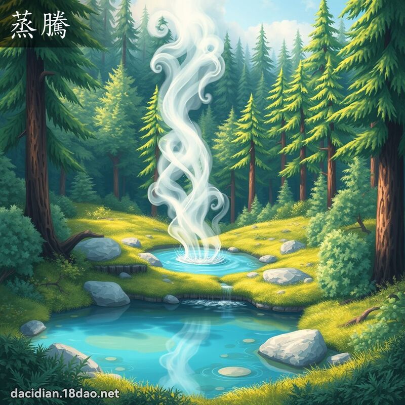 蒸騰 - 國語大辭典配圖