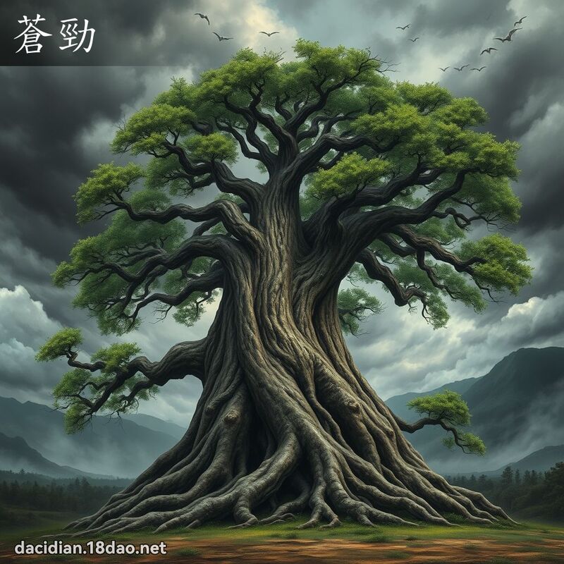 苍劲 - 国语大辞典配图