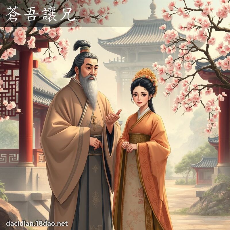 蒼吾讓兄 - 國語大辭典配圖