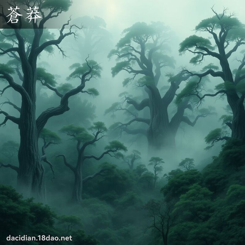 蒼莽 - 國語大辭典配圖
