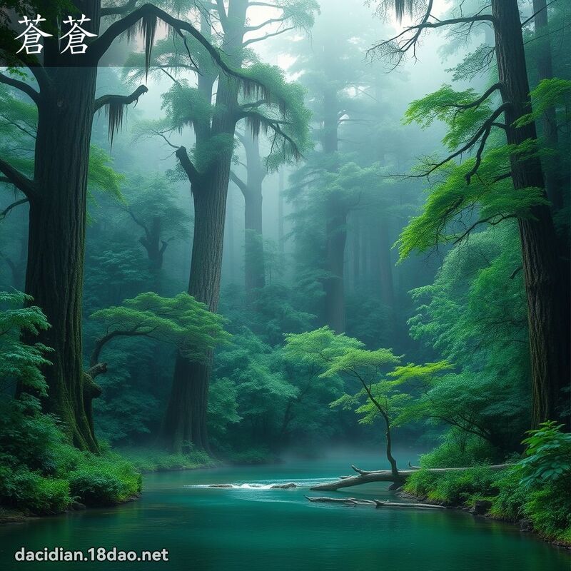 苍苍 - 国语大辞典配图