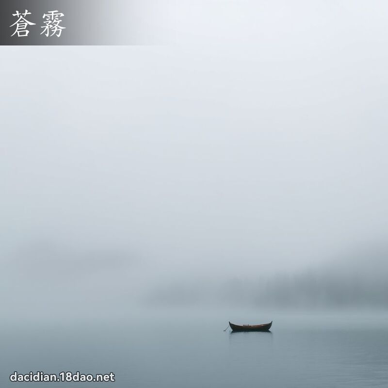 苍雾 - 国语大辞典配图