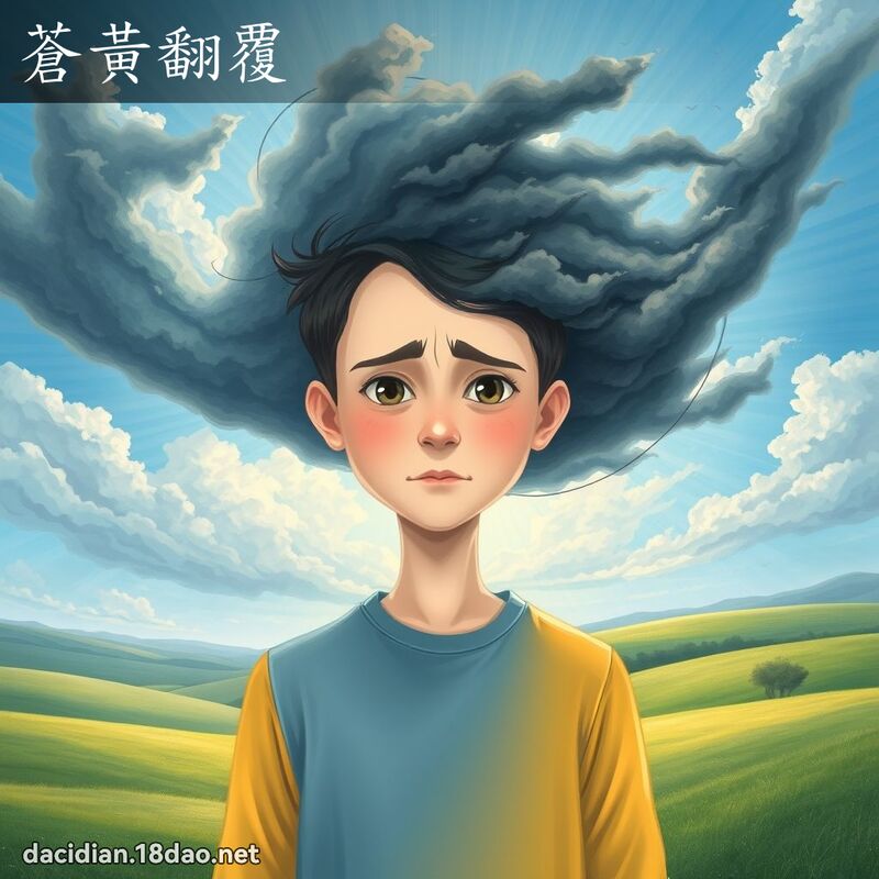 蒼黃翻覆 - 國語大辭典配圖