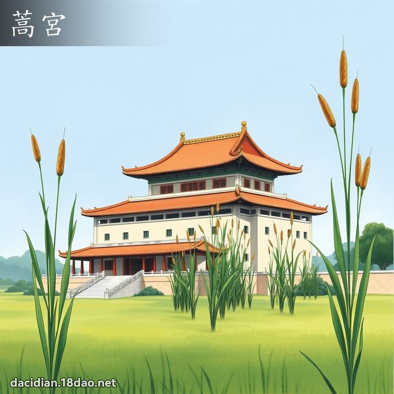 蒿宮 - 國語大辭典配圖
