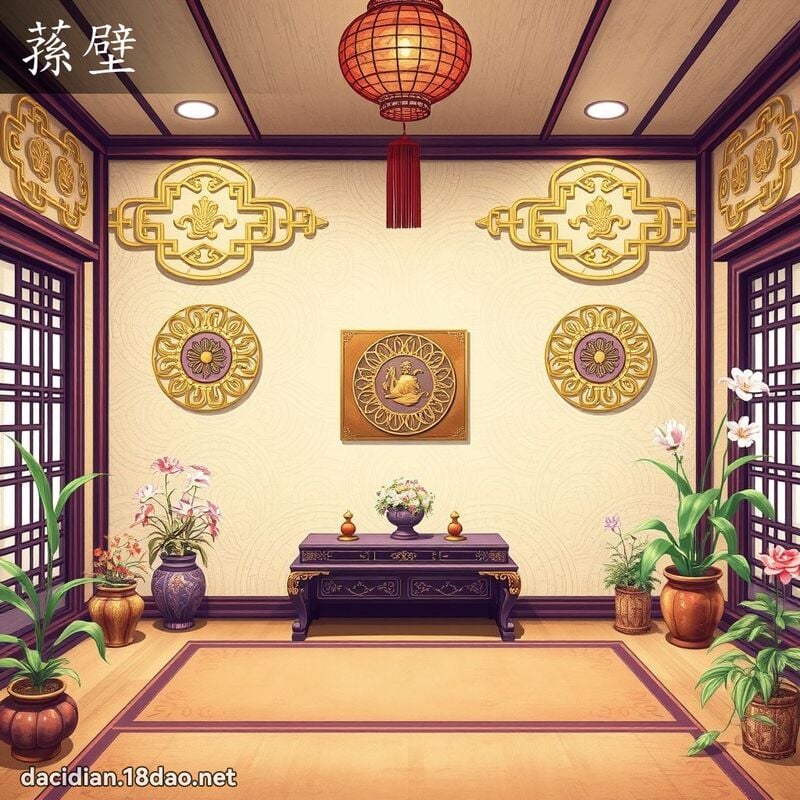 蓀壁 - 國語大辭典配圖