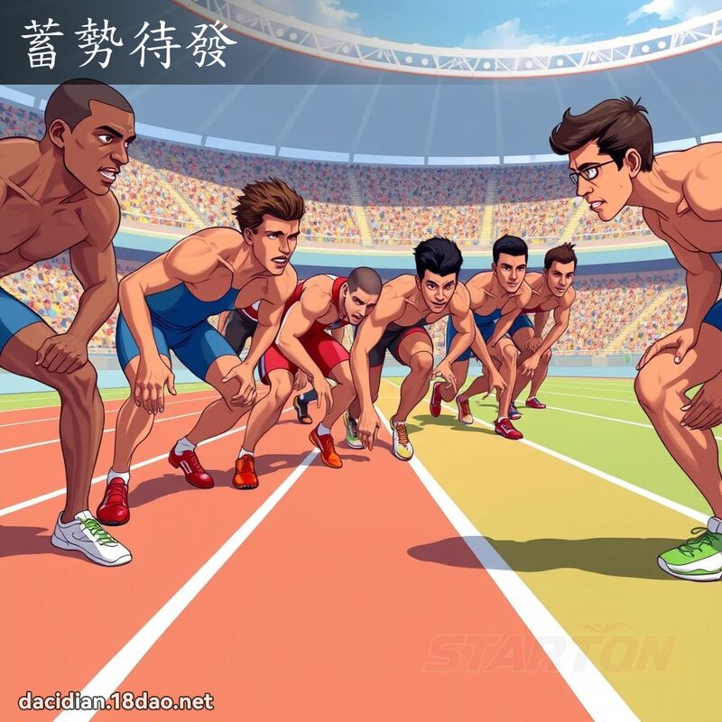 蓄勢待發 - 國語大辭典配圖