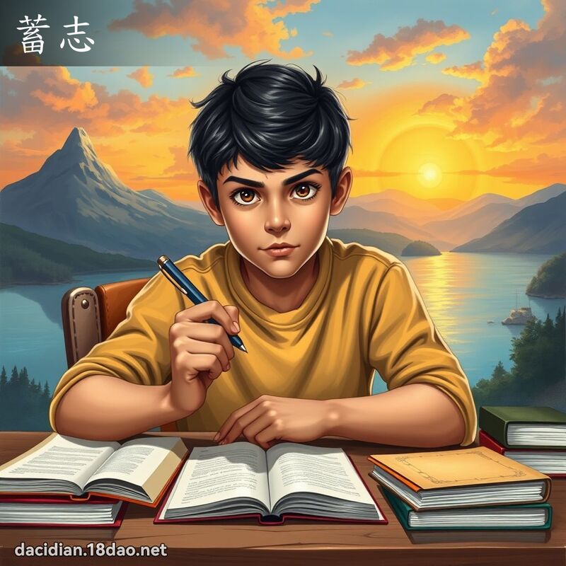 蓄志 - 国语大辞典配图